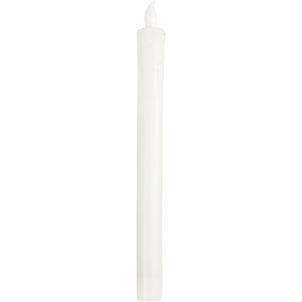 LED Stearinlys, H: 24,5 cm, diam. 20 mm, 4 stk./ 1 pk.