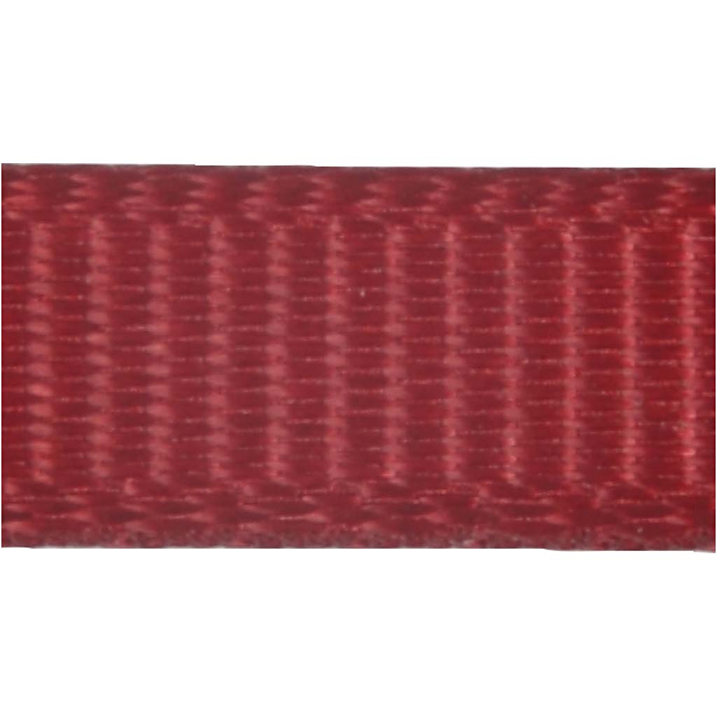 Rødt Grosgrainbånd 6 mm x 15 m til Kreative Projekter