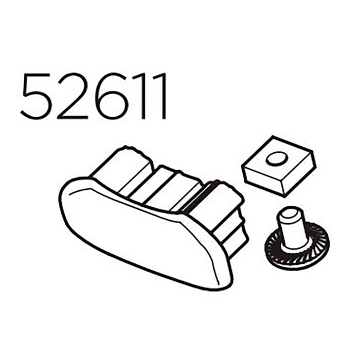Endeprop med skrue til Thule Velocompact 925/927 - Thule