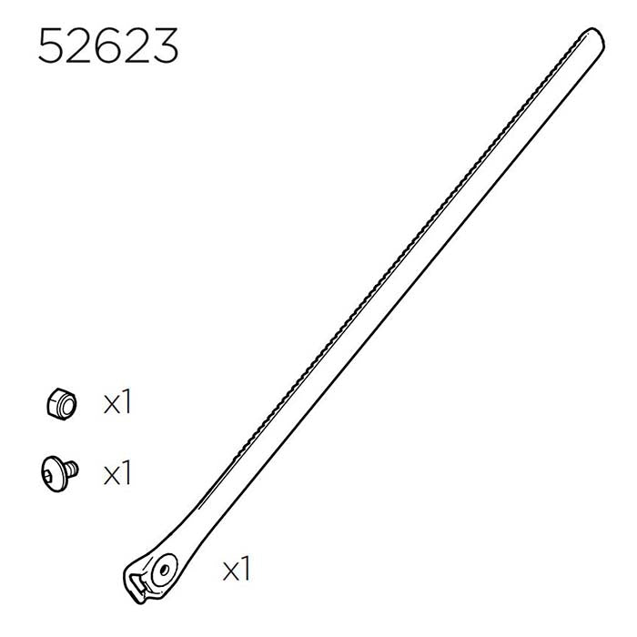 Hjulstrop til VeloCompact - sikker fastgørelse af cykelhjul, Thule