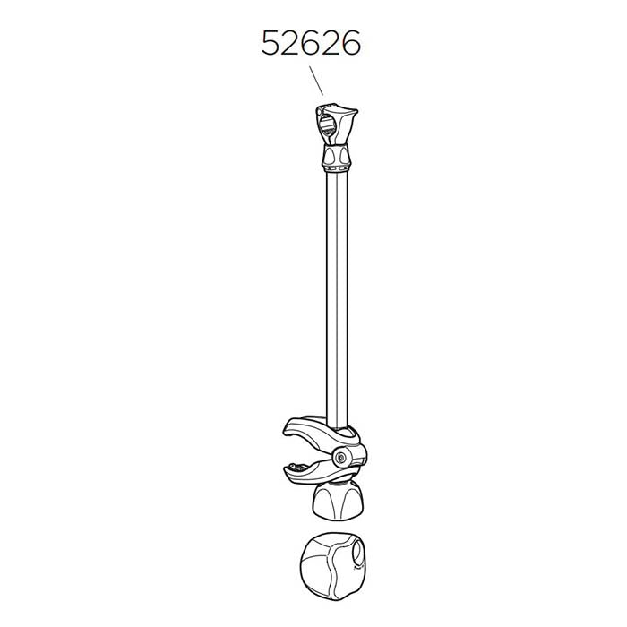 Cykelarm til plads nr.3 til Thule 925/927 - reservedel til cykelholder, Thule