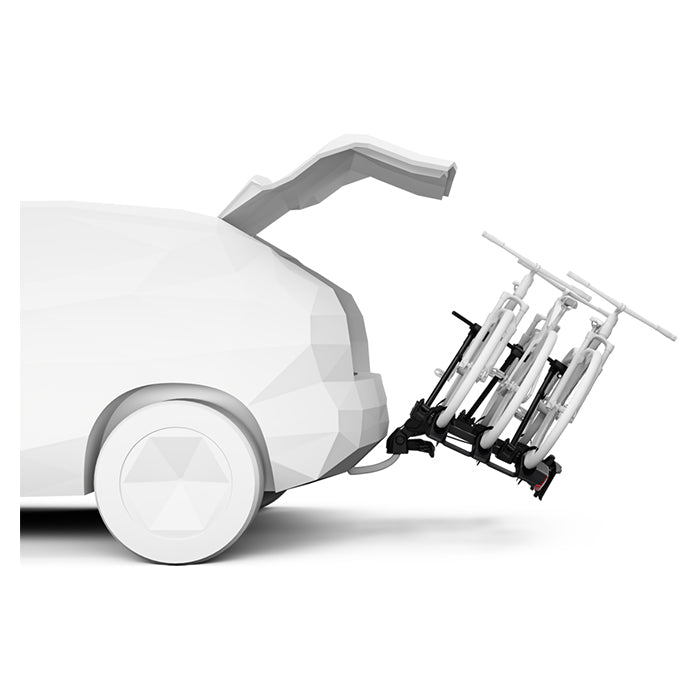 Cykelholder til 3 cykler 13-pol, foldbar og sammenklappelig - Thule