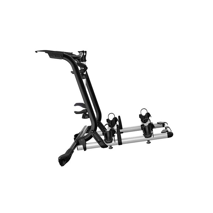 Cykelholder til 2 cykler bagklap VW T6, hævet platform, låsbar - Thule