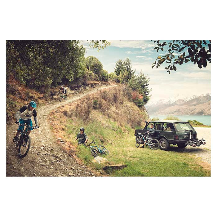 Cykelholder til 3 cykler, sammenklappelig, 13-polet strømstik - Thule