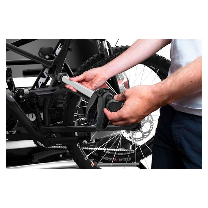 Trækmonteret cykelholder til 2 cykler, 60 kg, 13-pin, vippefunktion - Thule