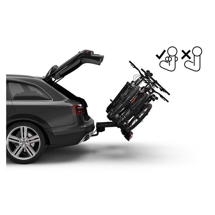 Cykelholder til 3 cykler, 13‑pin, til Fix4Bike anhængertræk - Thule