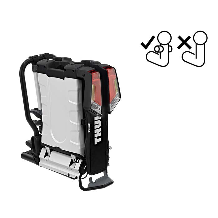 Cykelholder til 2 cykler, sammenklappelig og trækmonteret Fix4Bike - Thule