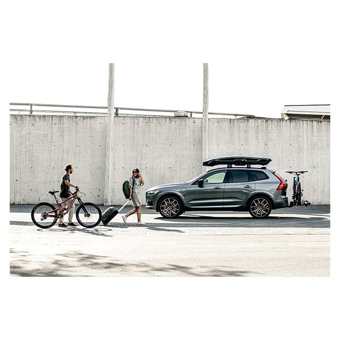 Cykelholder til 2 cykler, sammenklappelig og trækmonteret Fix4Bike - Thule