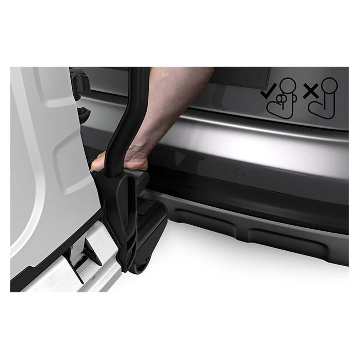 Cykelholder til 3 cykler, kompakt sammenklappelig, Fix4Bike til anhængertræk - Thule