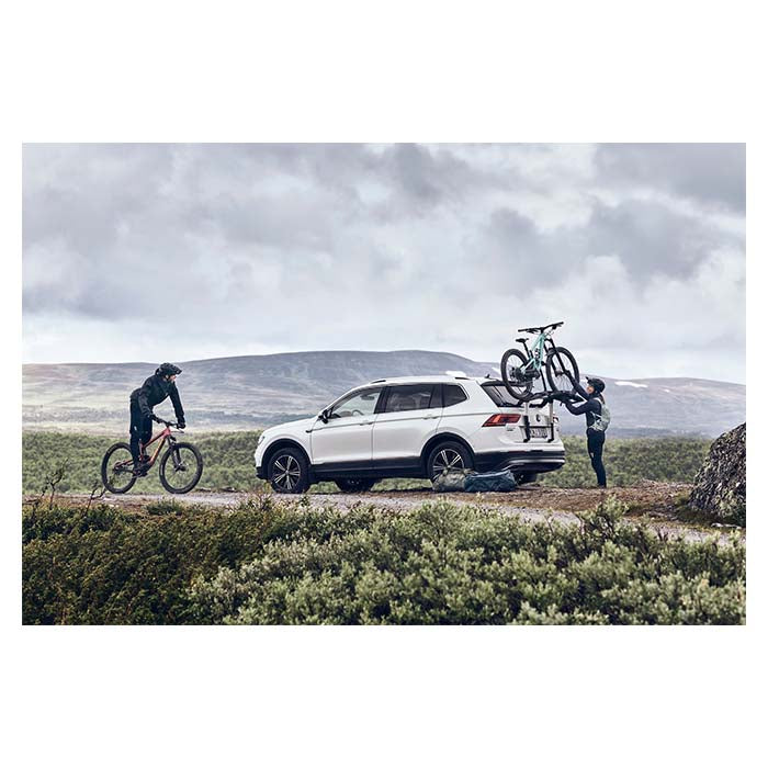 Platform cykelholder til 2 cykler, hævet platform, låsbar - Thule