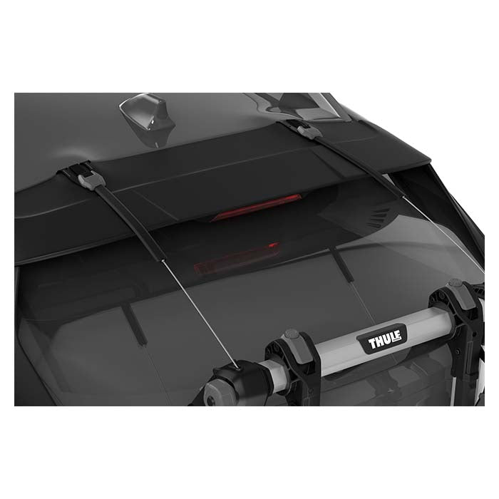 Hængende cykelholder til 2 cykler med no-sway og bagklapmontering - THULE