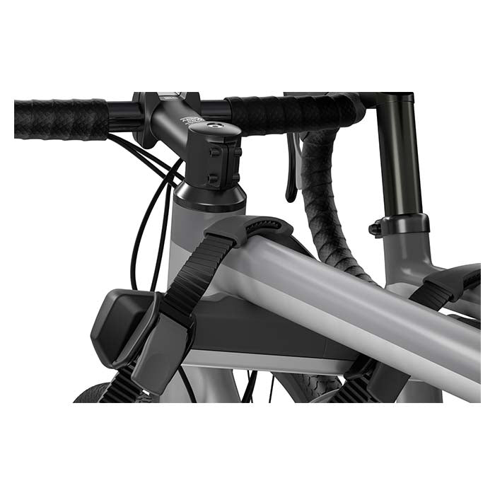 Hængende cykelholder til 2 cykler med no-sway og bagklapmontering - THULE