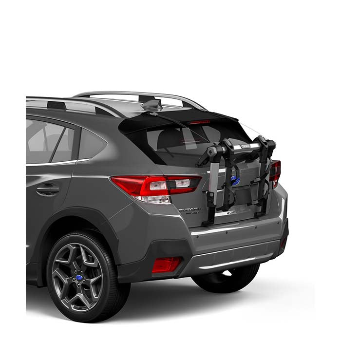 Hængende cykelholder til 2 cykler med no-sway og bagklapmontering - THULE