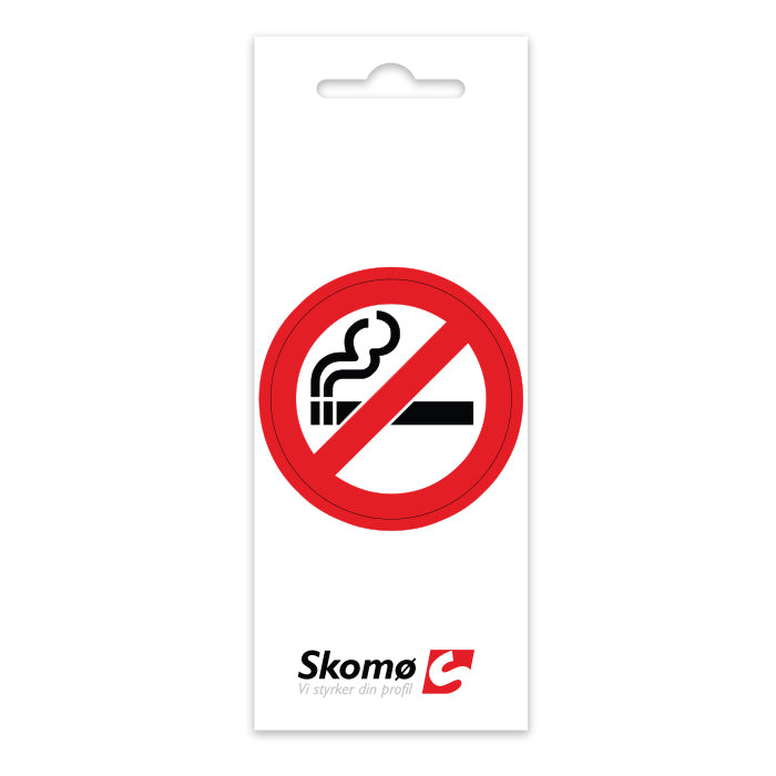 Klistermærke - ø5, hvid - skomø