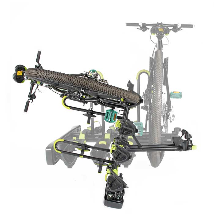 Cykelholder til 4 cykler, vugge-design, quick release, 60 kg kapacitet - BuzzRack