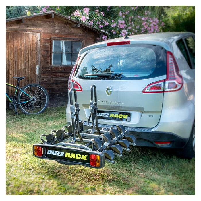 Cykelholder til 4 cykler, 13-polet, max 60 kg, TUV-godkendt - Buzzybee