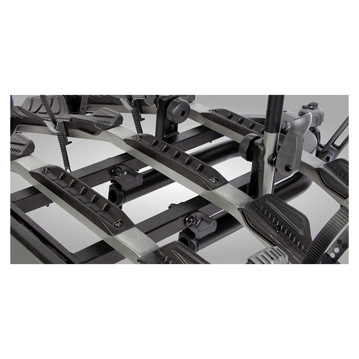 Cykelholder til 3 cykler (op til 2 elcykler, 13-pols) - værktøjsfri, anti-svaj, passer 50 mm anhængertræk - BuzzRack