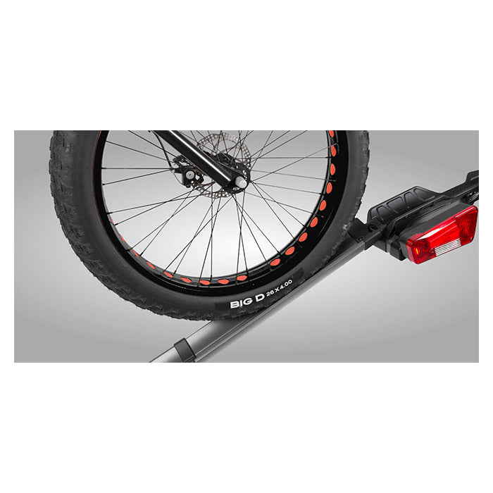 Alurampe til E-scooter/Elcykel 122 cm, 30 kg kap. - Buzzrack