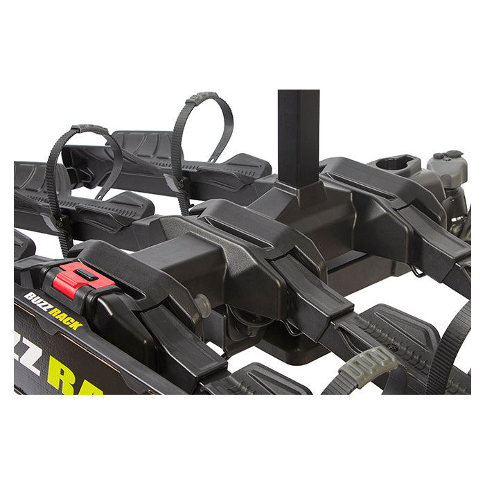 Cykelholder til 3 el-cykler, foldbar, tilt-funktion - Buzzrack