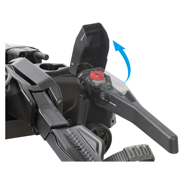 Cykelholder til 3 el-cykler - Scorpion Pro anhængertræk, robust montage, Buzzrack