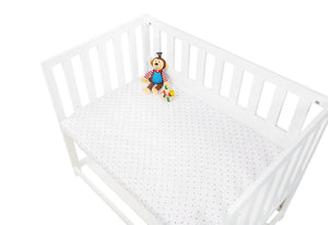 Pinolino Stræklagen Til Vugge Jersey – Bedside Crib og Barnevogn 2 stk., Jersey – Børneudstyr - Sove - Sengelinned og himmel (Jersey)
