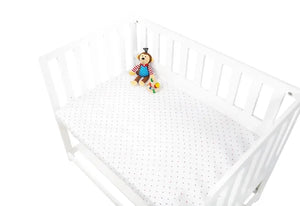 Pinolino Stræklagen Til Vugge Jersey – Bedside Crib og Barnevogn 2 stk., Jersey – Børneudstyr - Sove - Sengelinned og himmel (Jersey)