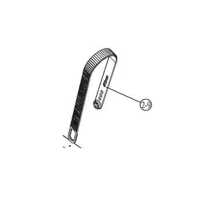 Hjulrem 492 mm til hjulfastgørelse - BuzzRack