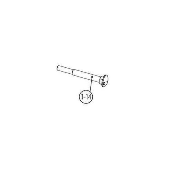 Carriage bolt M12x105mm til cykelholdere - BuzzRack