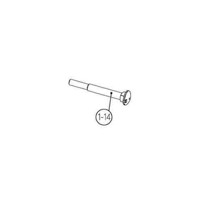 Carriage bolt M12x105mm til cykelholdere - BuzzRack