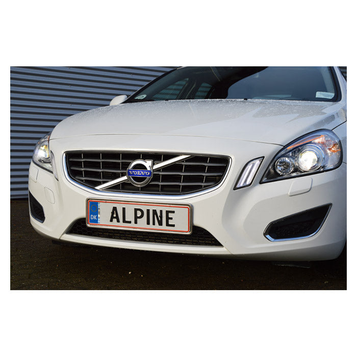 Rustfri nummerpladeramme i poleret stål 1 stk. - Netlager