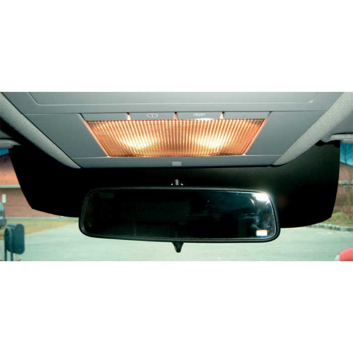 Solskærm til bilrude ved bakspejl, lille - Sunflap, Netlager