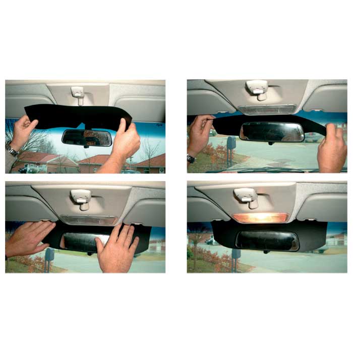 Solskærm til bilrude - reducerer blænding og øger sikkerhed, godkendt af Færdselsstyrelsen - Sunflap