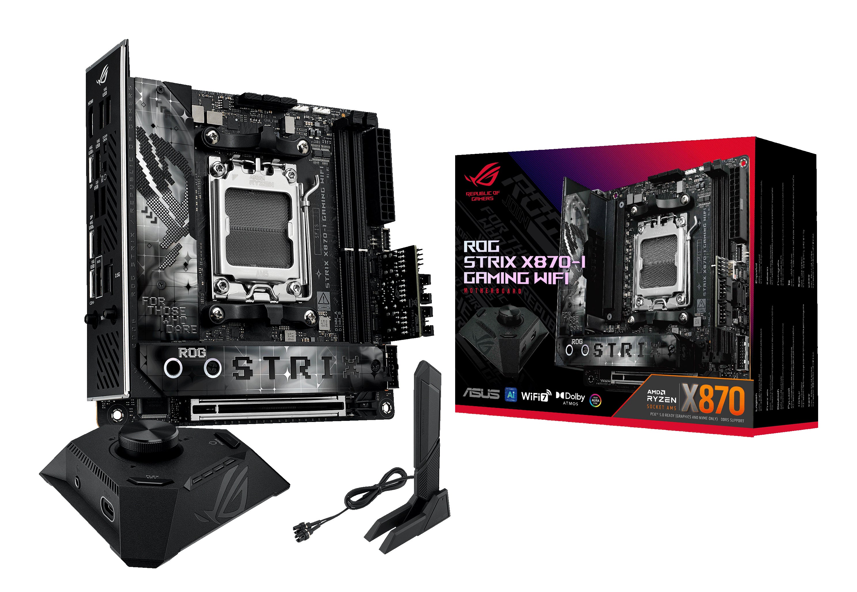 ASUS ROG STRIX X870-I GAMING WIFI Mini ITX Socket AM5 AMD X870