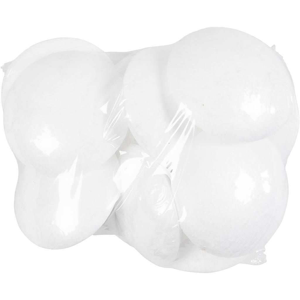 Ufo, diam. 7,5 cm, tykkelse 31 mm, hvid, 10 stk./ 1 pk.