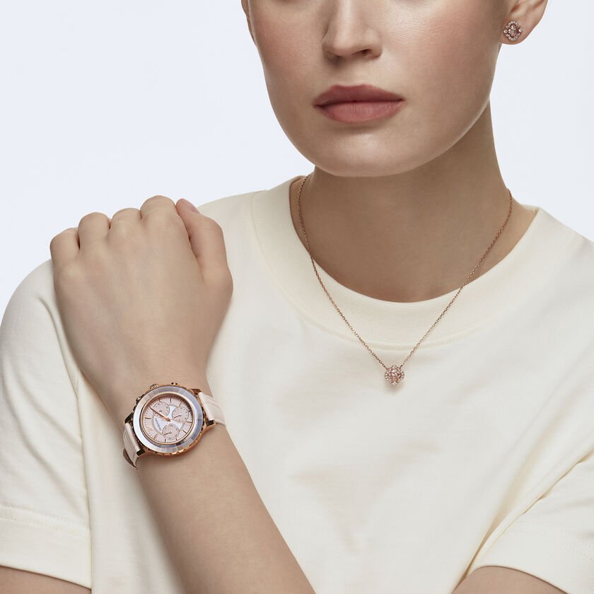 Swarovski Octea Lux 39mm roseguld ur 5452501