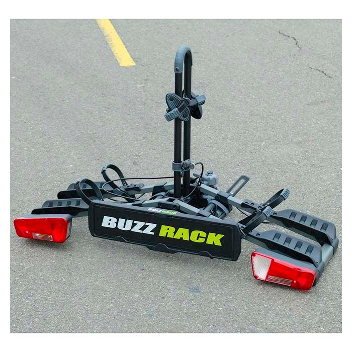 Cykelholder til 2 cykler, anhængertræk, foldbar, max 40 kg - Buzzrack
