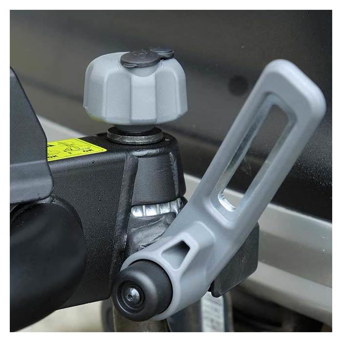 Cykelholder til 2 cykler, anhængertræk, foldbar, max 40 kg - Buzzrack