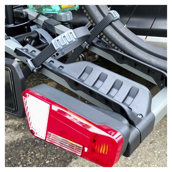 Cykelholder til 2 cykler, anhængertræk, foldbar, max 40 kg - Buzzrack