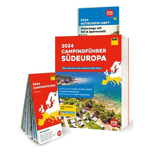 Campingguide Sydeuropa 2024-2025 - ADAC Campingführer med anmeldelser, GPS & rabatter - ADAC