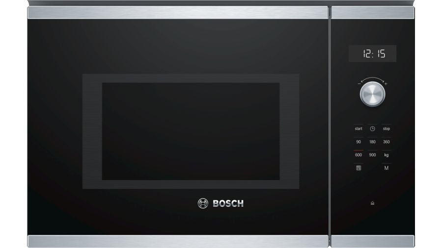 Bosch Serie | 6 Mikrobølgeovn Til indbygning 900W 25liter Rustfrit stål