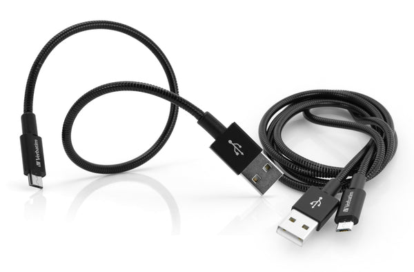 Verbatim Sync and Charge USB-kabelkit Sort