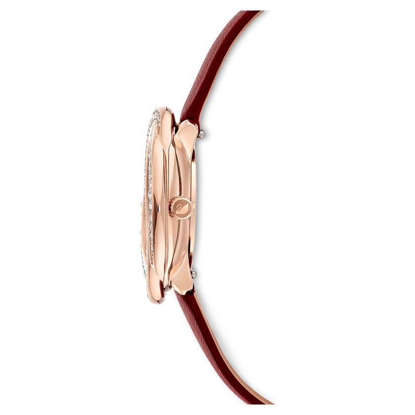 Swarovski Crystal Flower rødt dameur 5552780
