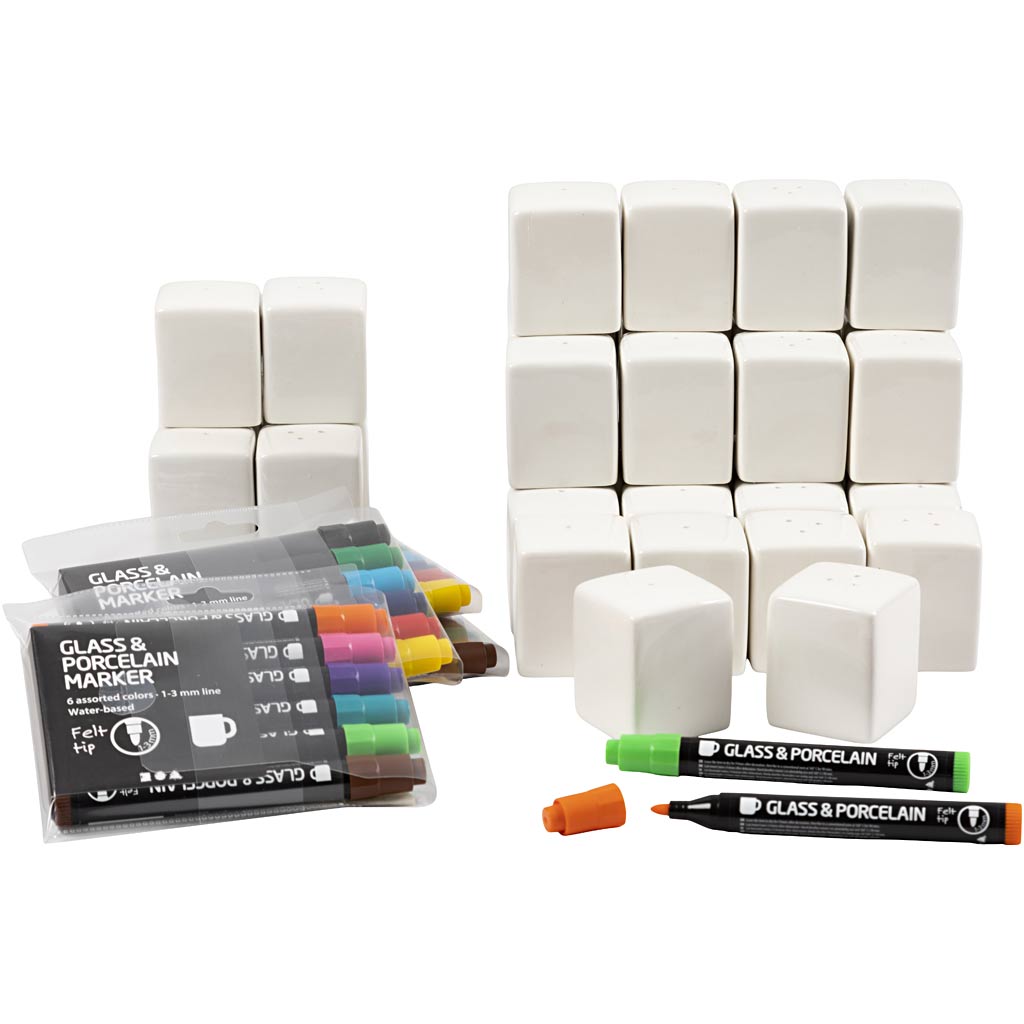 Kreativt Klassesæt til Salt- og Pebersæt