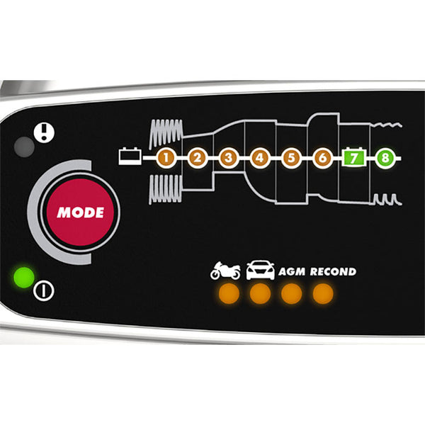 Batterilader 12V MXS 5.0 til blybatterier 1,2 - 110 Ah, 8-trins vedligeholdelse, IP65 - CTEK
