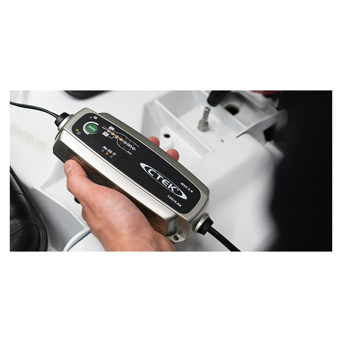 Batterilader MXS 3.8 12V smart opladning vedligehold 130Ah IP65 - CTEK