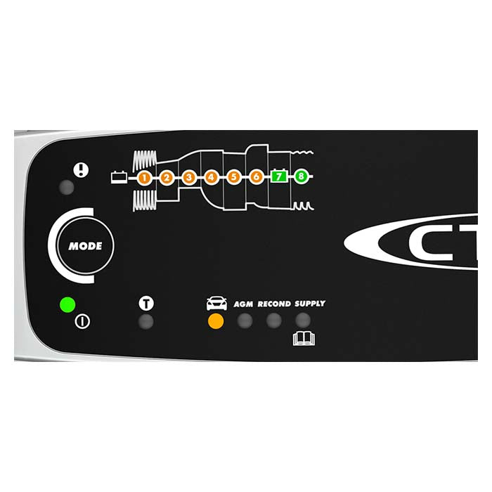 Smart 8-trins batterioplader til bil og varevogn med recond og temp-sensor - CTEK