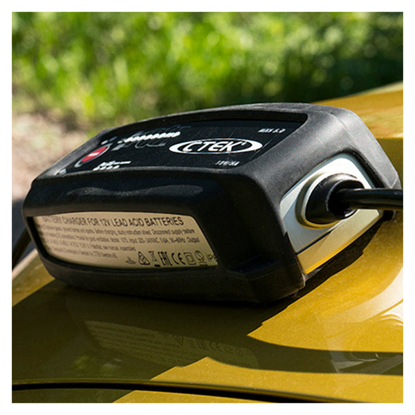 Bumper beskytter CTEK CTX-oplader (3,8 - 5A) mod stød og ridser - silikonegummi, let montering · CTEK