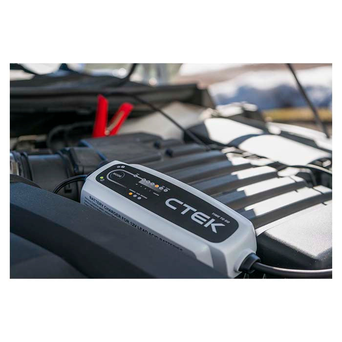 Batterioplader 12V med Time To Go, 3 programmer - CTEK
