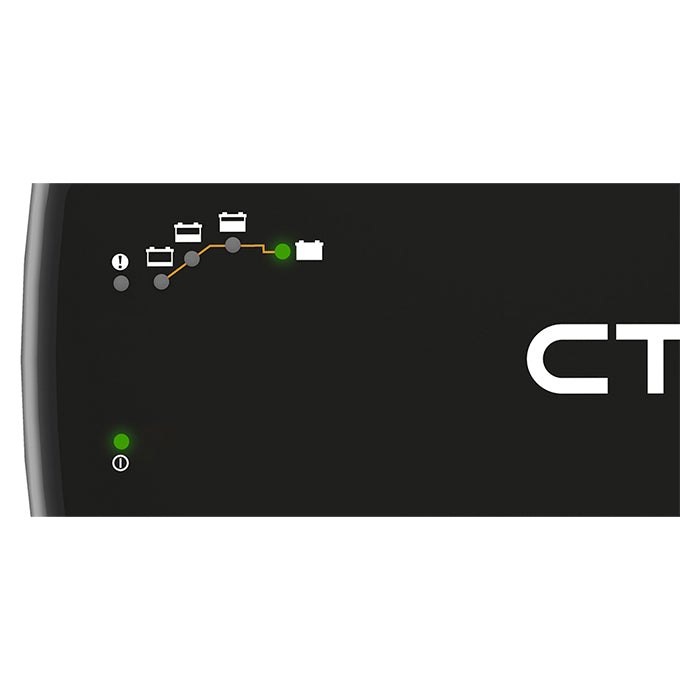 12V 25A helautomatisk batterioplader til 40 - 500Ah (7-trins, temp-sensor, IP44) CTEK