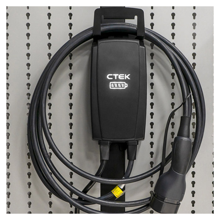 Elbillader Type 2 11 kW, 1,5 m kabel, vægbeslag - CTEK